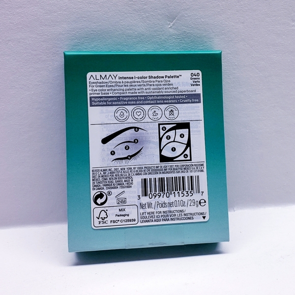 Almay intense i-color Shadow Palette, 040 Green Eye, 0.1 oz/2.9 g - Picture 3 of 7